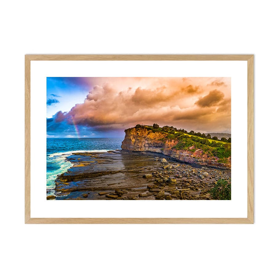 The Skillion, Terrigal Rainbow by Andrew Smith