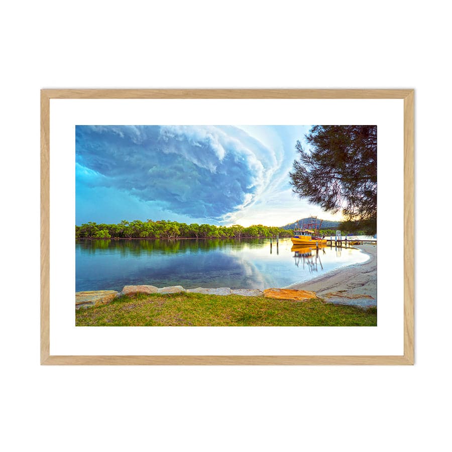 Storm Cloud Over Woy Woy by Donna Far Azin