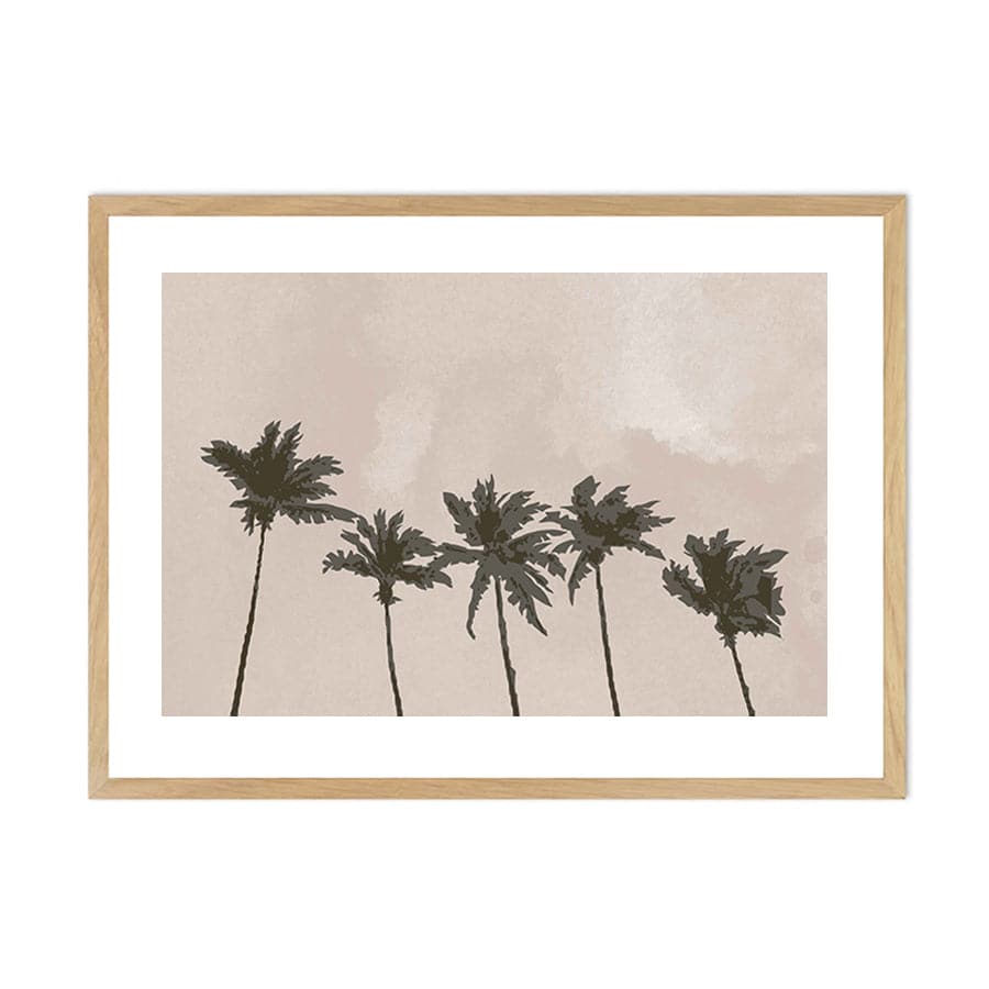 Windy Palm Trees by Studio Scandi I
