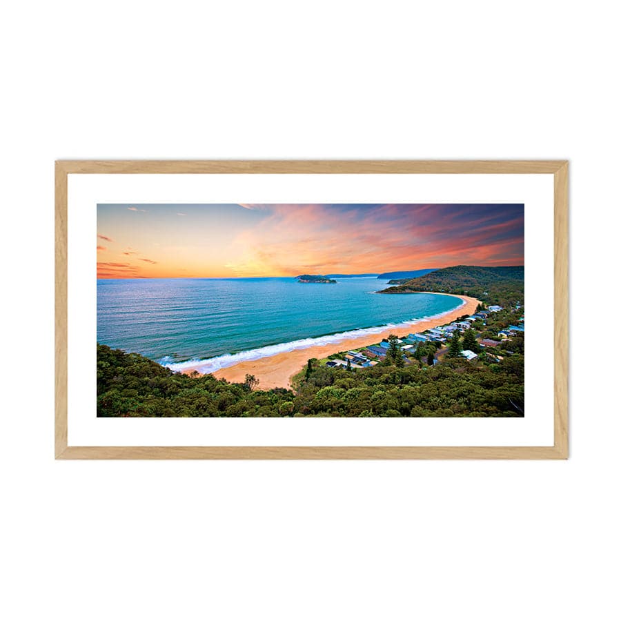 Pearl Beach and Lion Island Sunrise by Ramin Far Azin