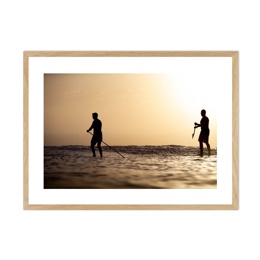 Paddle-boarding Sunset by Stuart McAndrew