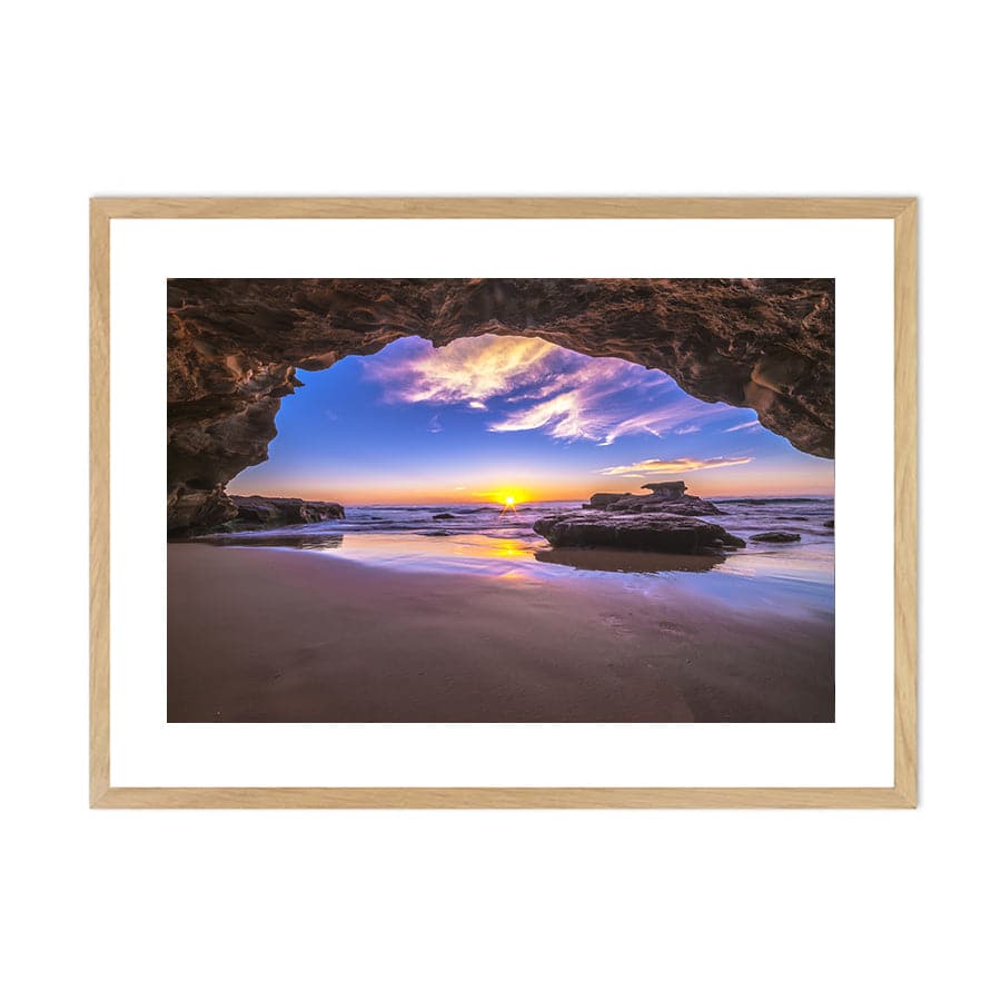 Caves Beach Sunrise by Cameron Cooke
