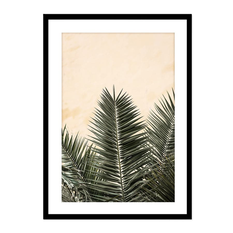 Palm Leaves & Wall I by Studio Scandi II