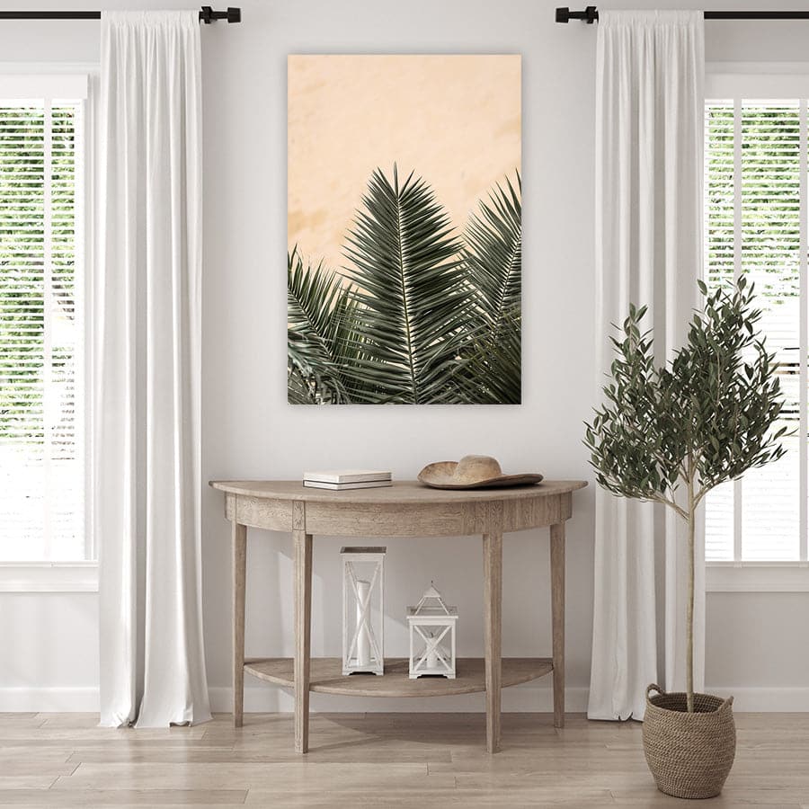 Palm Leaves & Wall I by Studio Scandi II