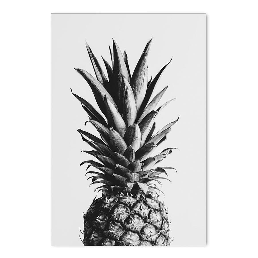 Pineapple Black and White 2 by Studio Scandi III