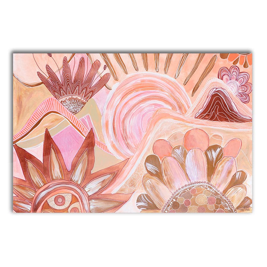 Pink Sunshine by Tracey Adele