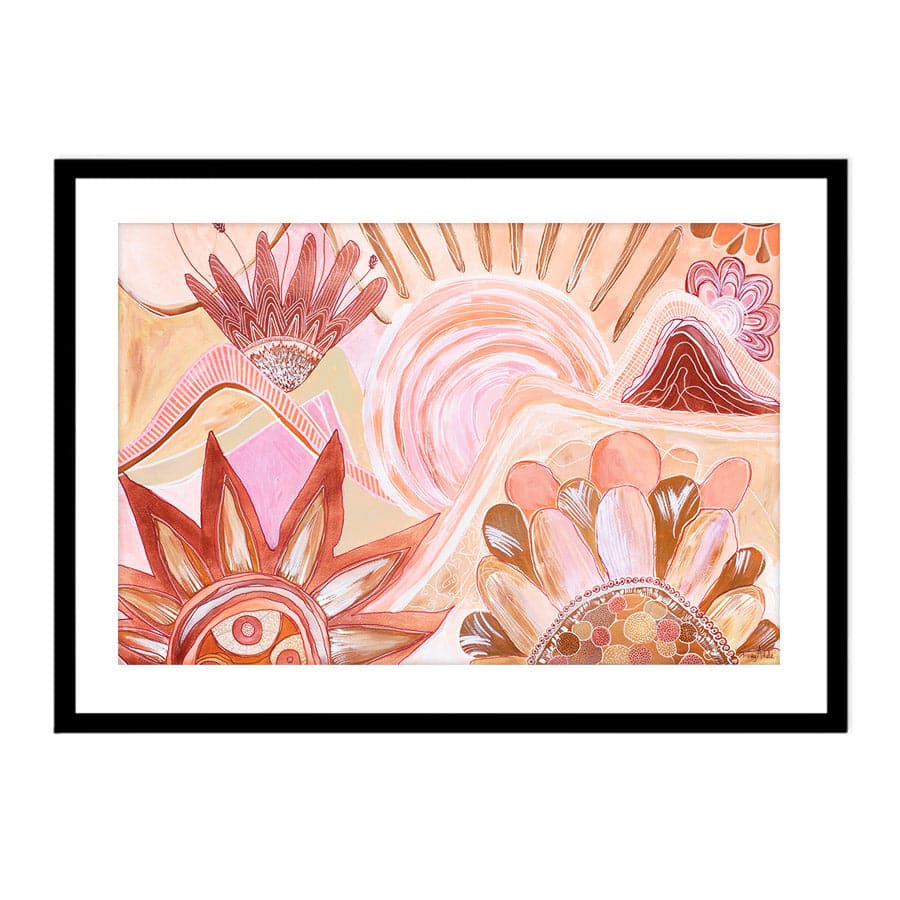 Pink Sunshine by Tracey Adele