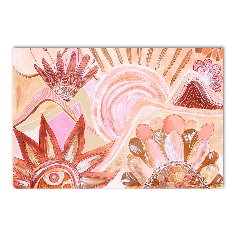 Pink Sunshine by Tracey Adele