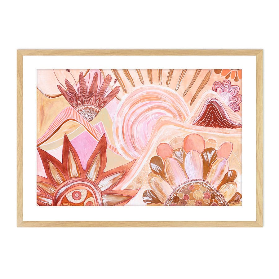 Pink Sunshine by Tracey Adele