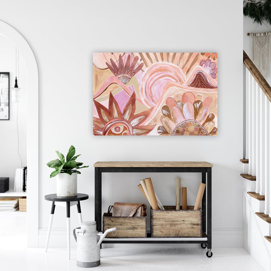 Pink Sunshine by Tracey Adele