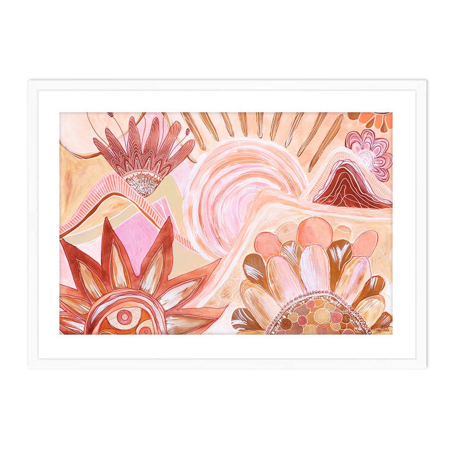 Pink Sunshine by Tracey Adele