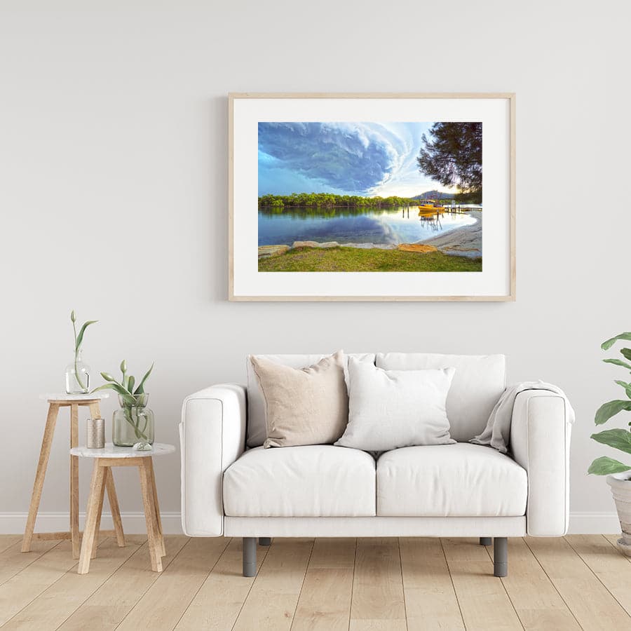 Storm Cloud Over Woy Woy by Donna Far Azin