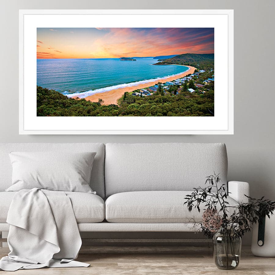 Pearl Beach and Lion Island Sunrise by Ramin Far Azin