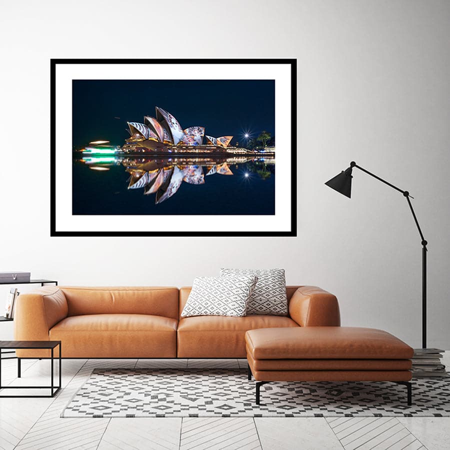 Vivid Opera House by Stu Elwin