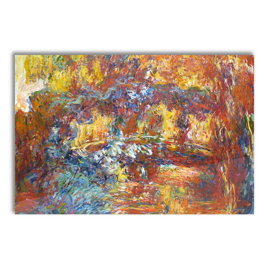 The Japanese Footbridge by Claude Monet