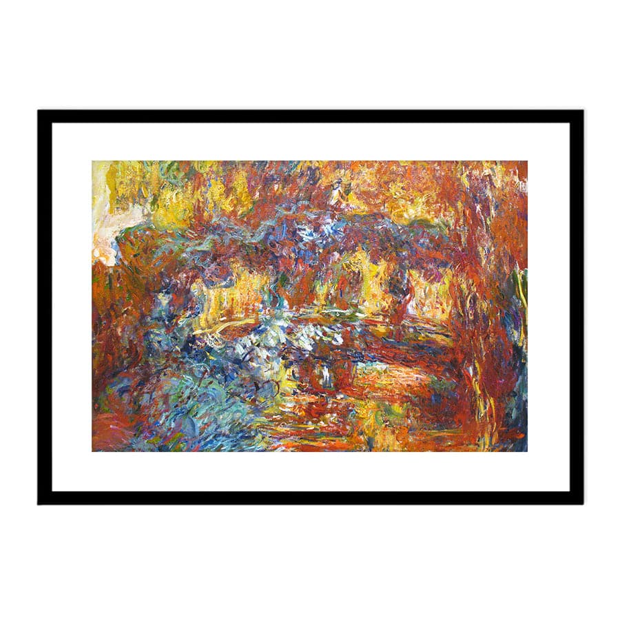 The Japanese Footbridge by Claude Monet