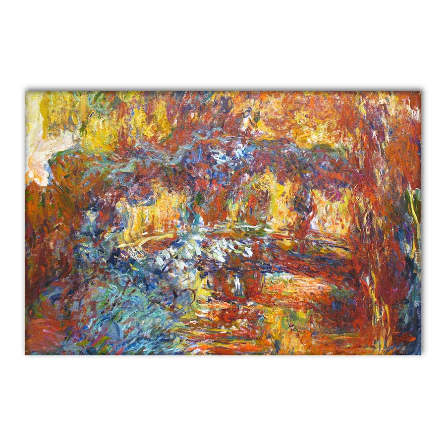 The Japanese Footbridge by Claude Monet