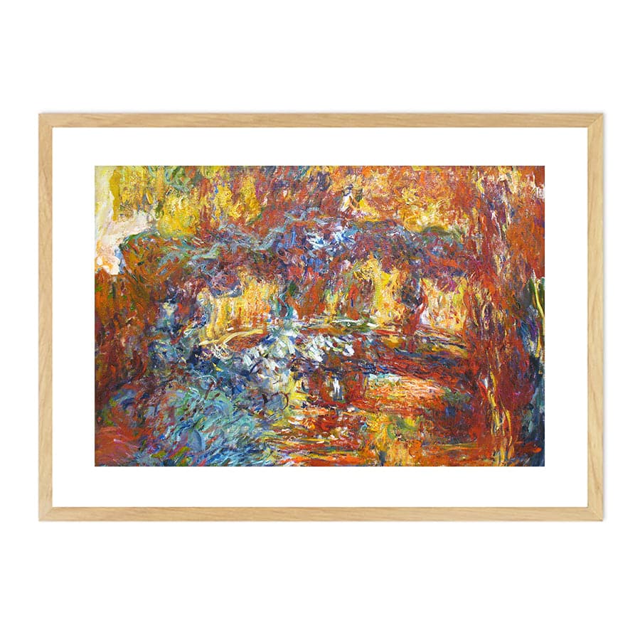 The Japanese Footbridge by Claude Monet