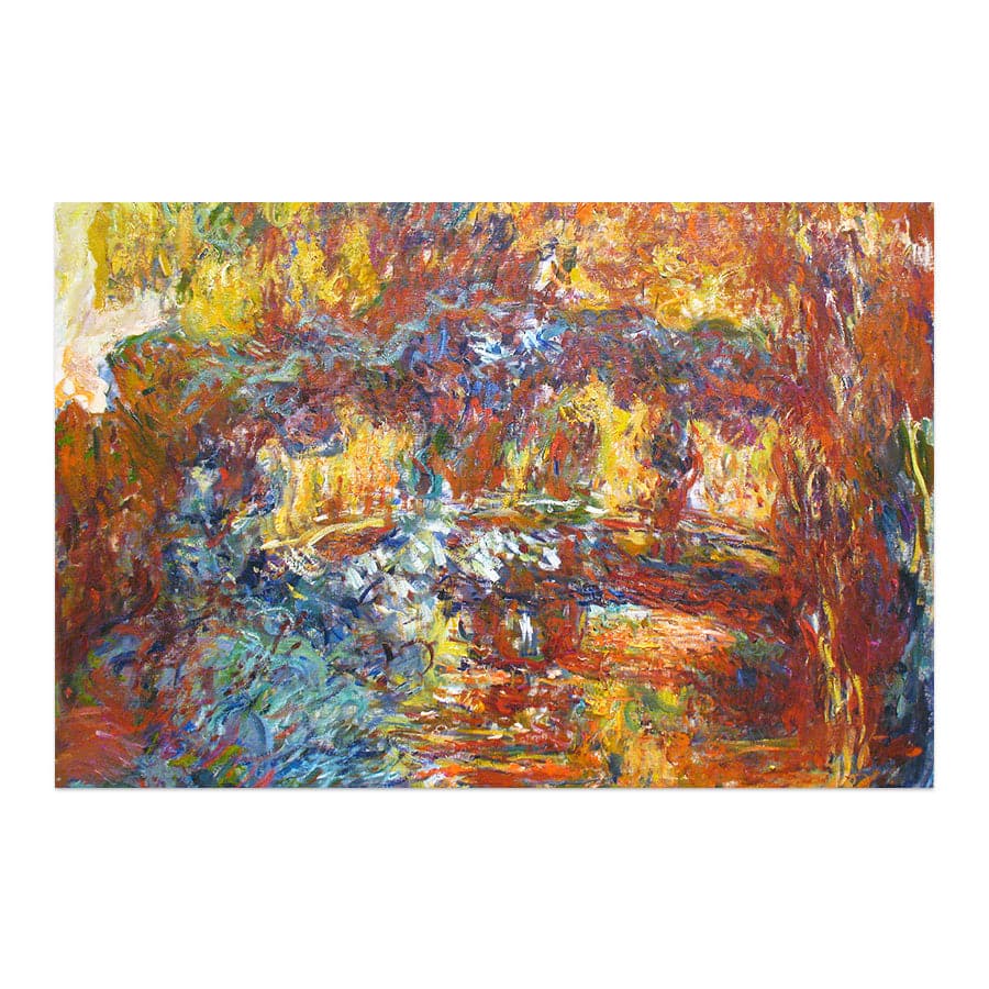 The Japanese Footbridge by Claude Monet