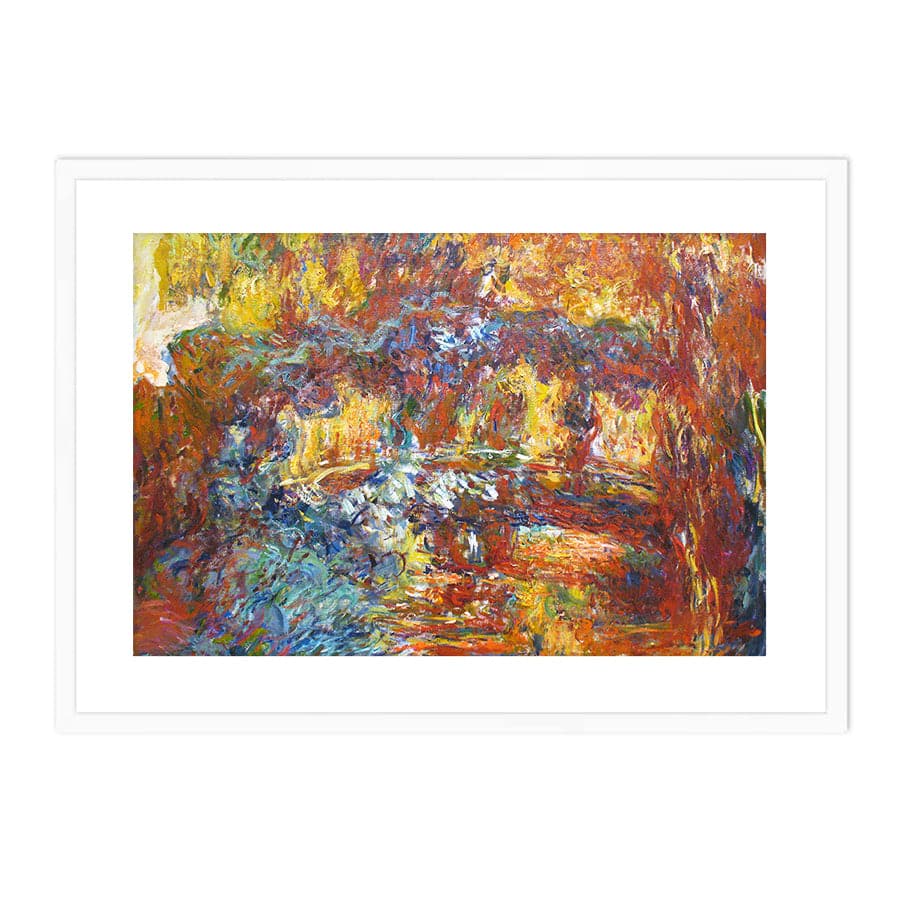 The Japanese Footbridge by Claude Monet