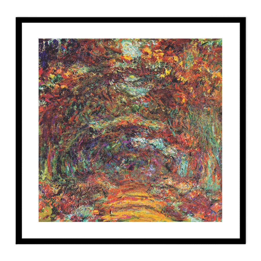 The Rose Path, Giverny by Claude Monet