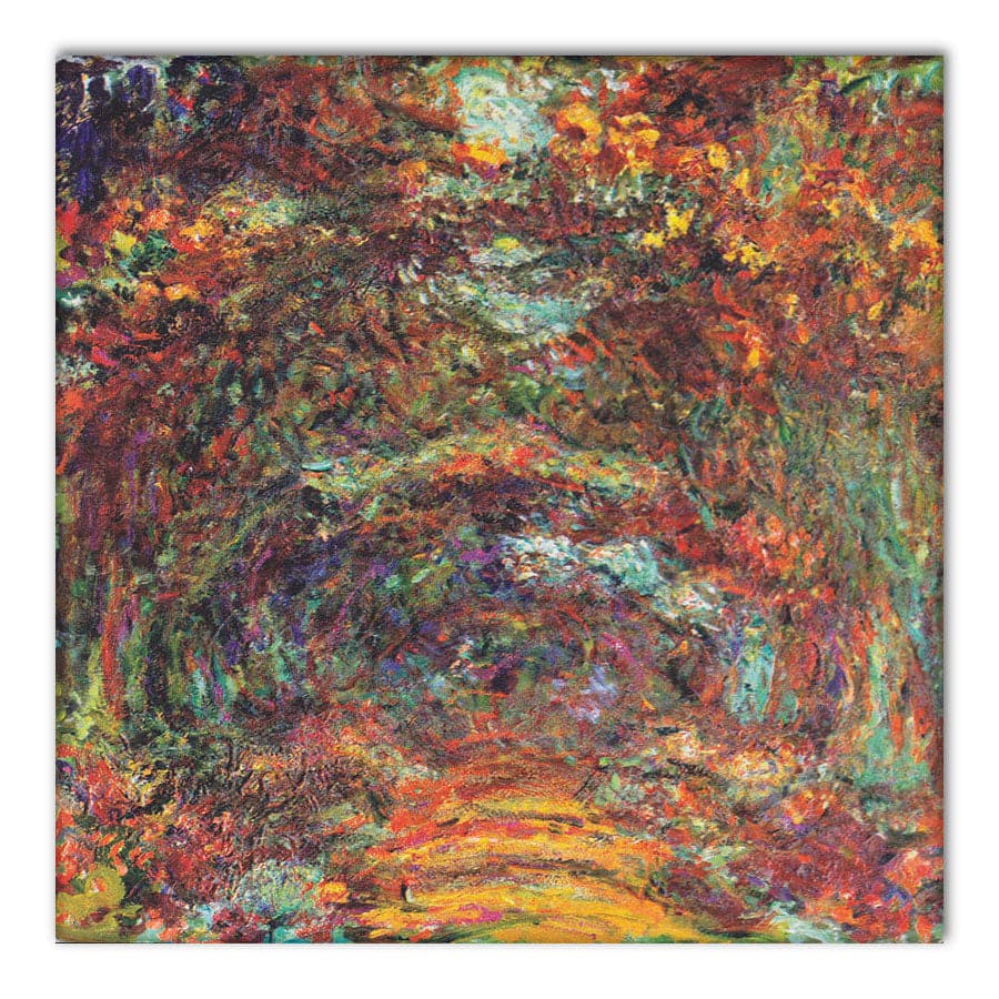The Rose Path, Giverny by Claude Monet