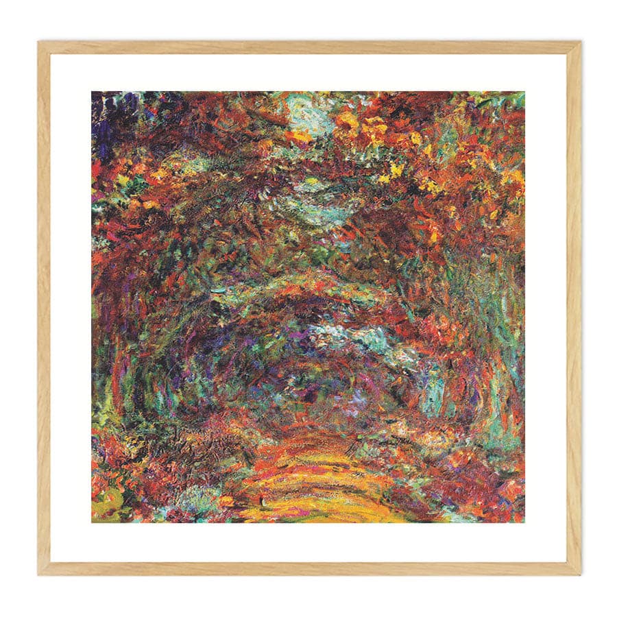 The Rose Path, Giverny by Claude Monet