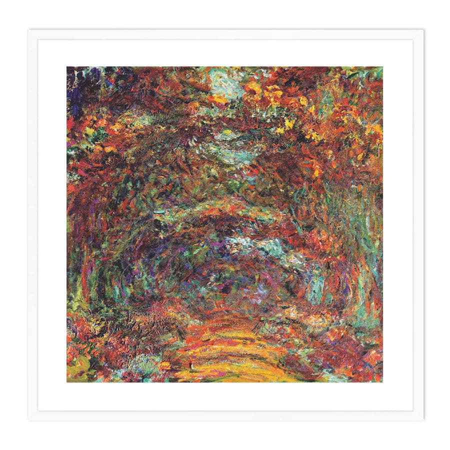 The Rose Path, Giverny by Claude Monet