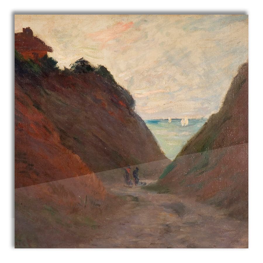 The Sunken Road in the Cliff at Varangeville by Claude Monet