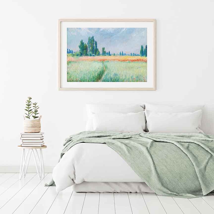 The Wheat Field by Claude Monet