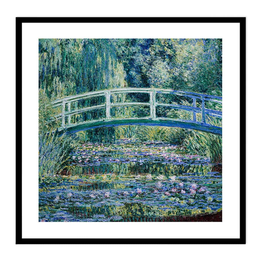 Water Lilies and Japanese Bridge by Claude Monet