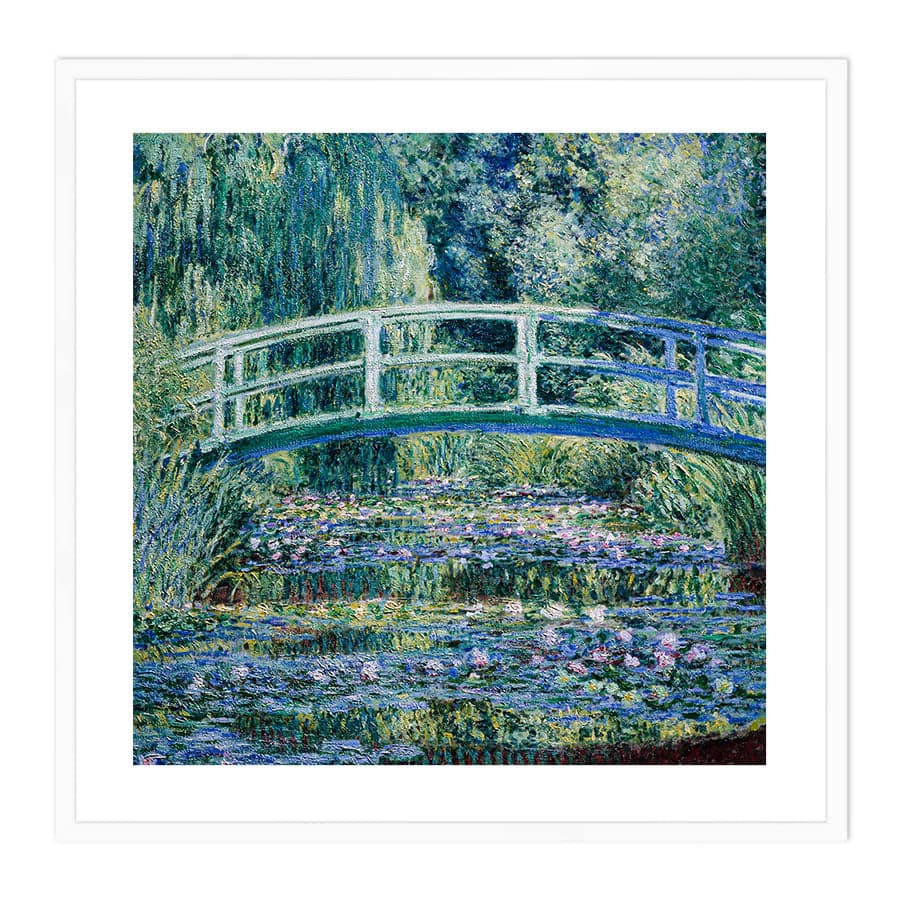 Water Lilies and Japanese Bridge by Claude Monet