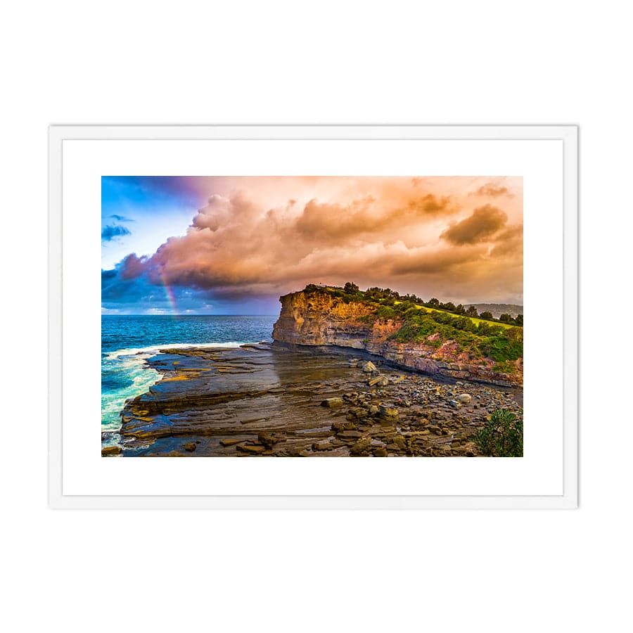 The Skillion, Terrigal Rainbow by Andrew Smith