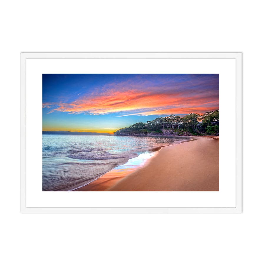 Pearl Beach Fiery Sunrise by Ramin Far Azin
