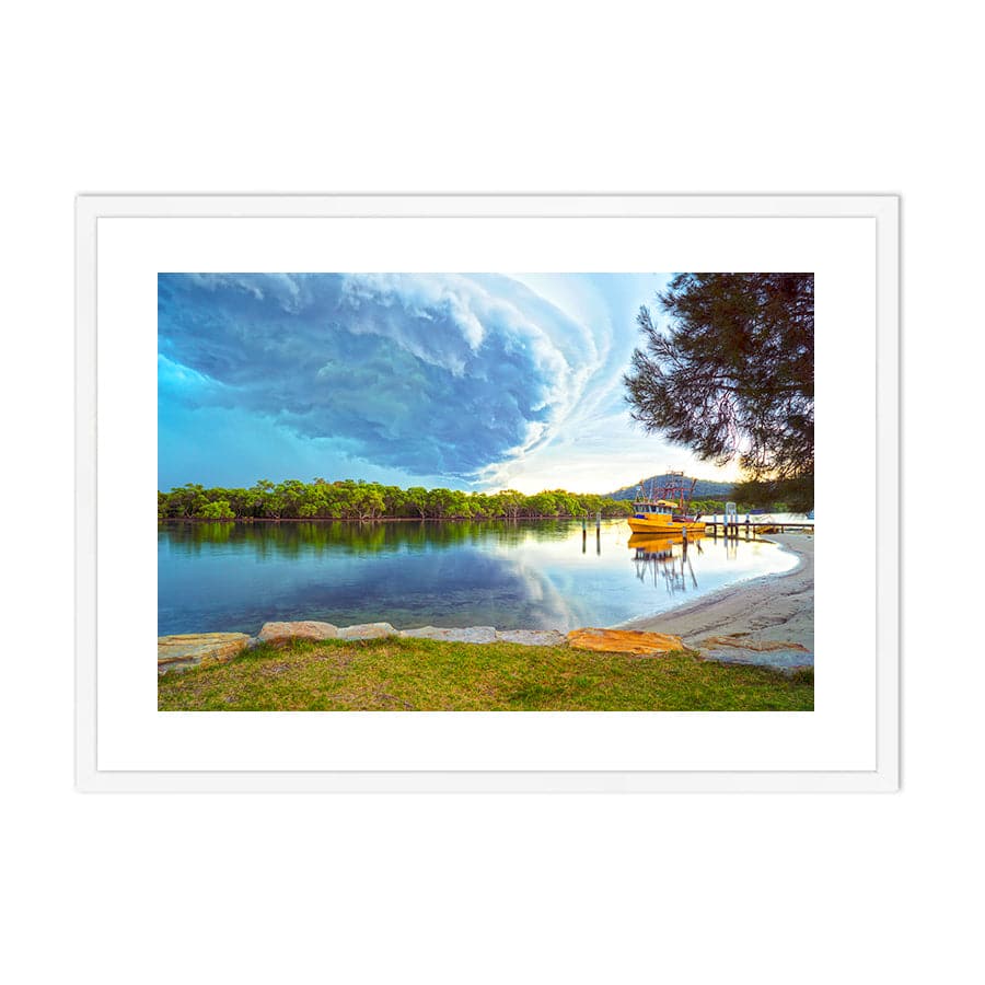 Storm Cloud Over Woy Woy by Donna Far Azin