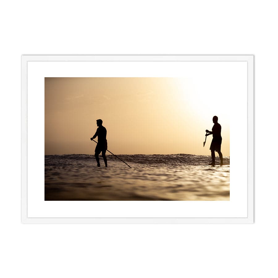 Paddle-boarding Sunset by Stuart McAndrew