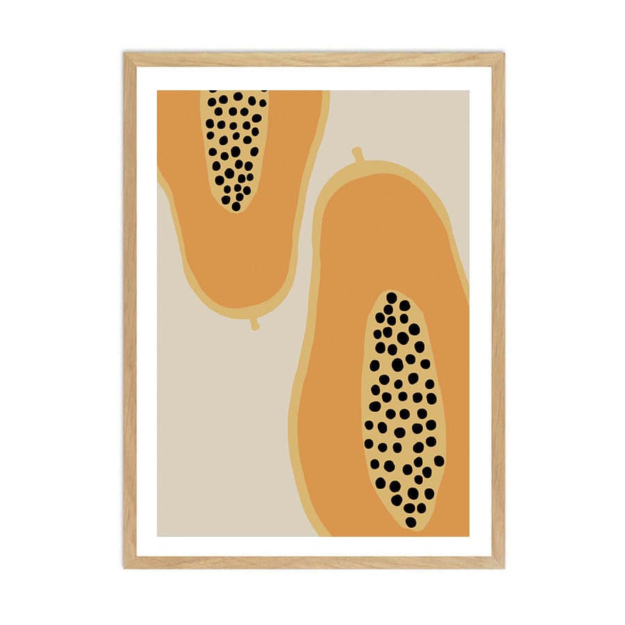 Papaya Fruit by Studio Scandi I