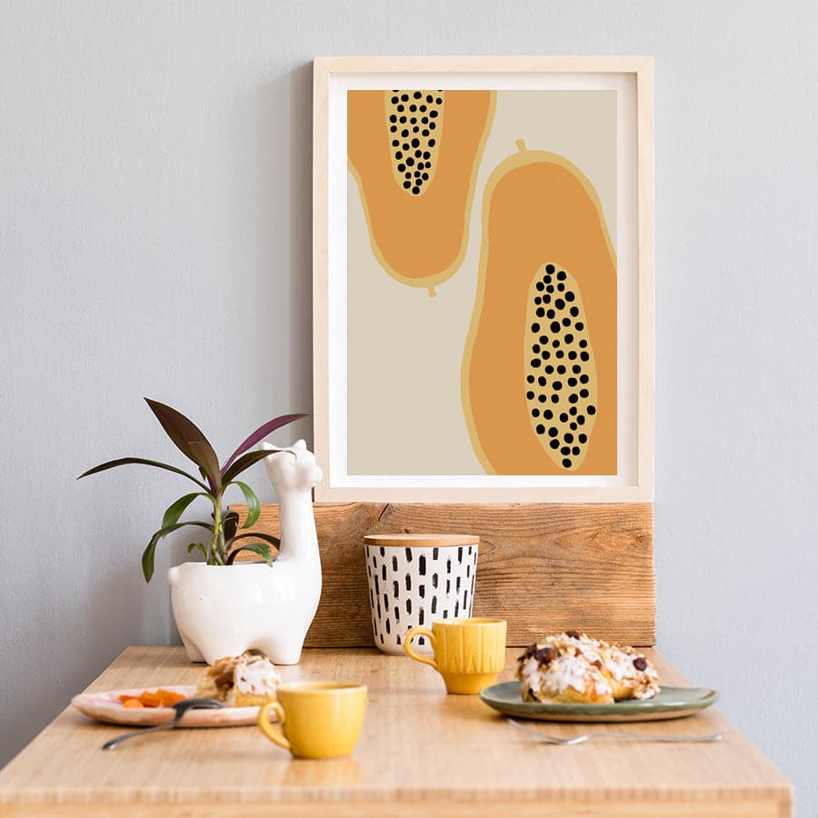 Papaya Fruit by Studio Scandi I